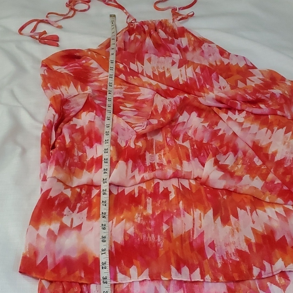Show Me Your Mumu Rochester Maxi Dress With Side Split Red Size S - Picture 14 of 14